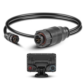 Bzumperyz 8M4004174 Sonar Adapter Cable Fit for Lowrance 9-Pin HD+ Units with Black 9-Pin Xsonic Transducer Port for Use with Tour or Tour Pro HD+ Enabled Motors