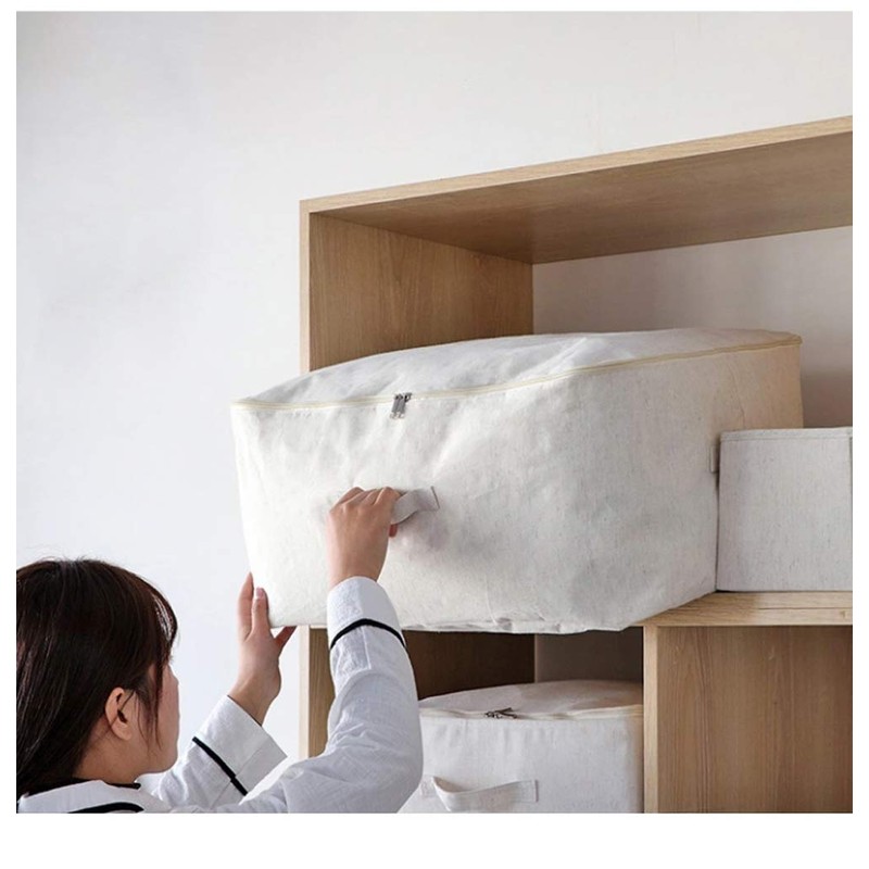 JYeew Futon Storage Bag with Handle (Approx. 23.2 x 17.3