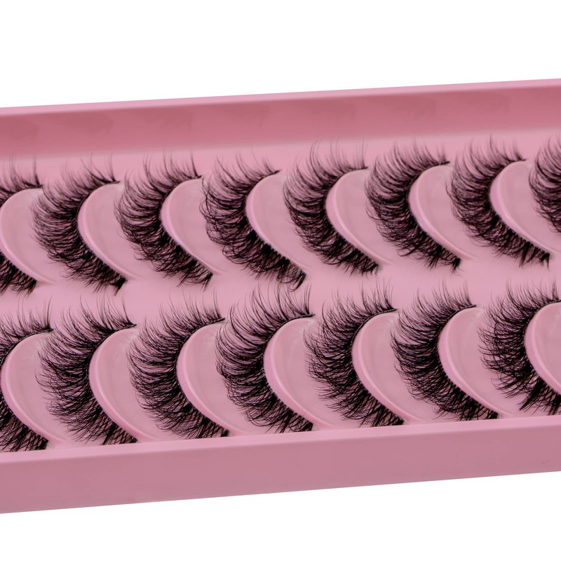 Clear Band 3D False Eyelashes, Natural Eyelashes, Pure Handmade Natural