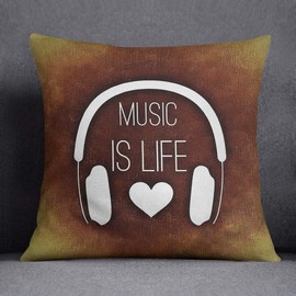 Bonamaison Decorative Cushion Cover, Cotton Polyester, Multicolor, 45x45