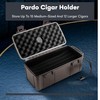 Pardo Cigar Travel Humidor Cigar Box - Durable, Airtight, Waterproof