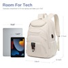 Boavan Laptop Backpack for Women, 15.6-Inch Waterproof School Bookbag, Anti-Theft
