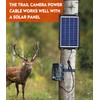 Trail Camera Power Cord, 79inch/2m DC External Power Cable, 4.0x1.7mm