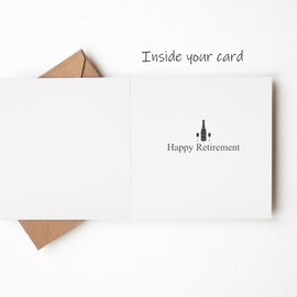 Maise & Rose Retirement Card | Funny Retirement Card For Him or Her | Retirement Card For Men | Congratulations Retirement Card For Women | P66
