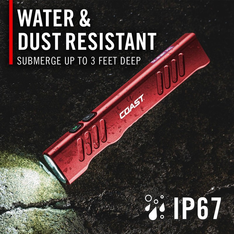 Coast Slayer 1150 Lumen USB-C Rechargeable LED Flashlight with Spot/Flood,