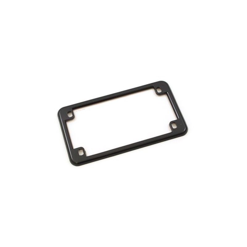 Gloss Black Motorcycle License Plate Frame