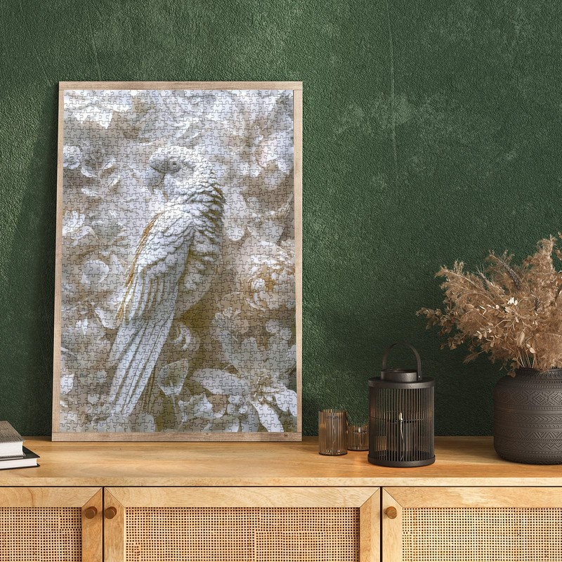 Impossible White Parrot Puzzles for Adults 1000 Pieces, Hard Difficult