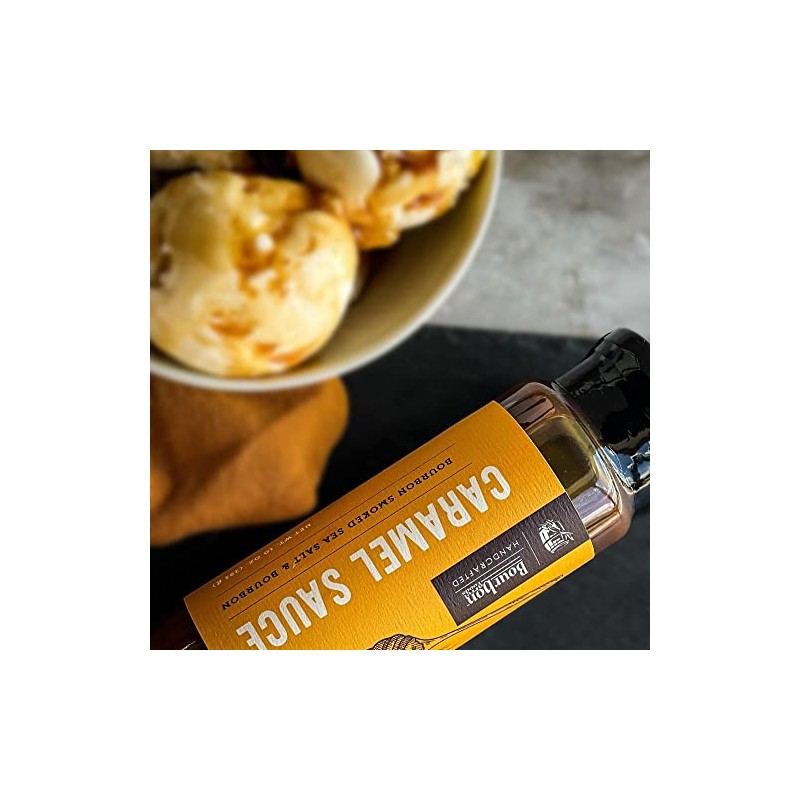 Caramel Sauce with Bourbon Smoked Sea Salt & Bourbon
