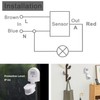 Greluma 1 x AC 220V-240V PIR Body Motion Sensor Infrared