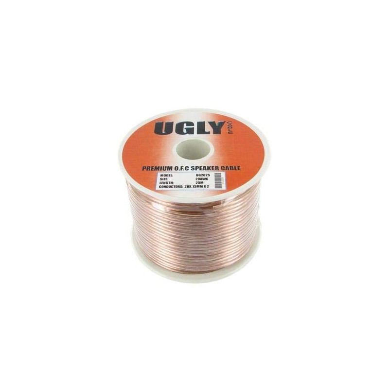 25m 20AWG Ugly Speaker Cable OFC 20 Gauge AWG 28x0.15mm