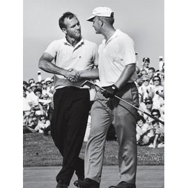ART.COM Wall Premium Photographic Print Golfer Jack Nicklaus and Arnold Palmer During National Open Tournament by John Dominis, 12" x 16"