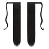 FESHFEN Straight Long Wrap Around Ponytail Extensions 28” Synthetic Hair