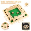Shut The Box Game, 4 Player Wooden Dice Game, Classic