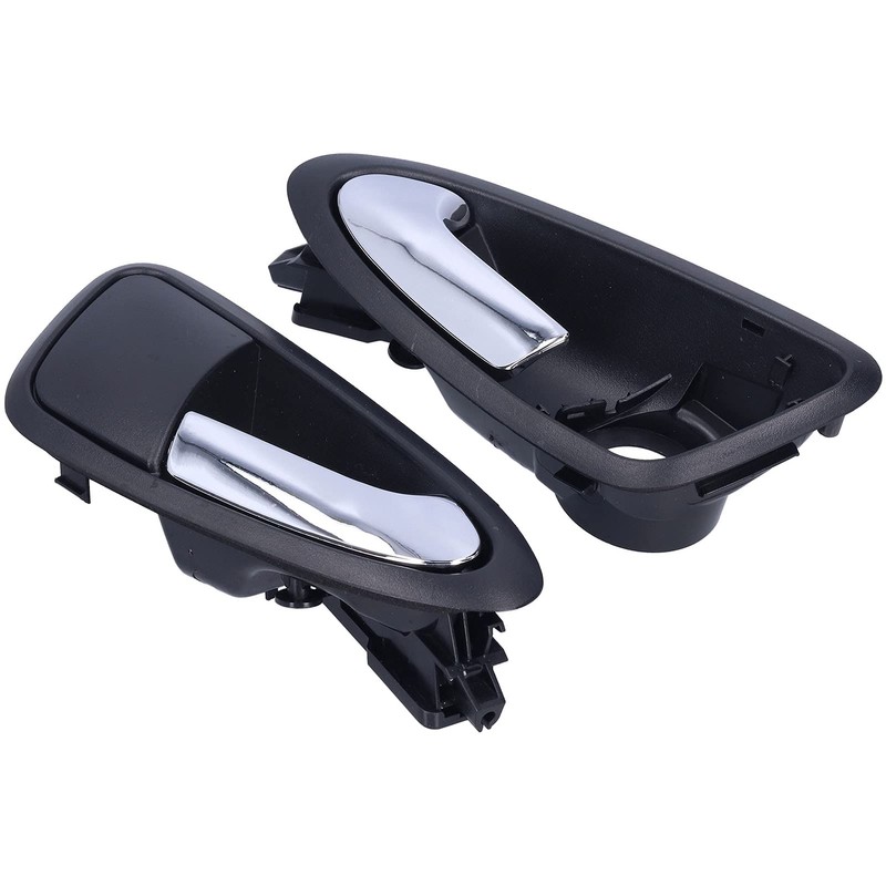 Fydun Interior Door Handle, Pair of Black Plastic 6J0837114A Handle