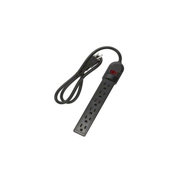 CablesAndKits Surge Protector Power Strip With (6) 15A Outlets and