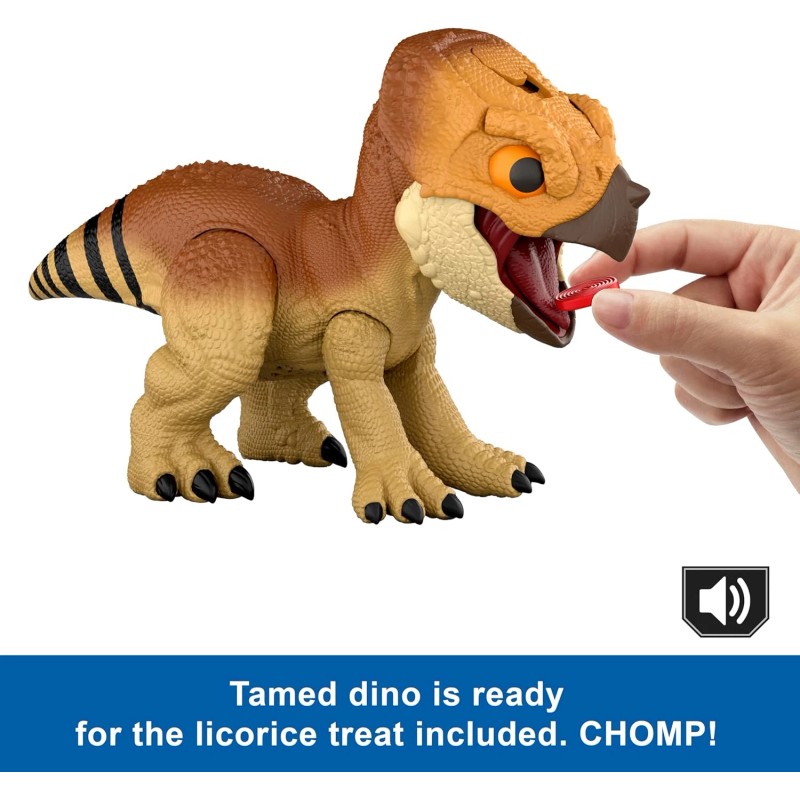 Jurassic World Rebirth Primal Protector Aquilops Dolores Interactive Dinosaur