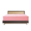 EV DEKOR® MF003 Extra Deep Fitted Sheet Double, Blush -