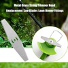 CHEOTIME 5pcs Cordless Electric String Trimmers Metal Blade, Weed Eater