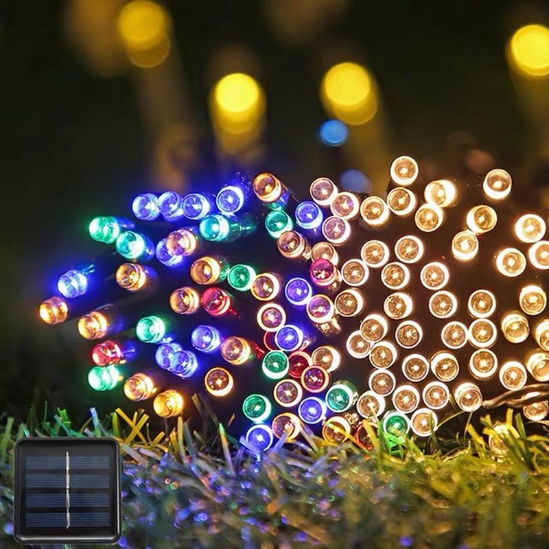 Solar String Lights 20 LED Beads 8 Modes 16.4ft Length