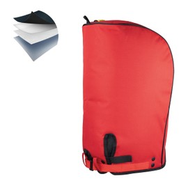 SANDIAN, Golf Bag Rain Hood Cover V3 Cape, Upgraded Version Color Hood3, Padded Club Protection, Heavy Duty All Weather Resistant, One Size Fits Most Stand Carry Cart Tour Bags [Red Color]