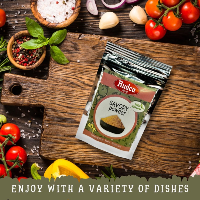 Rudca Food 100% Natural Savory Powder - Dried Savory Spice