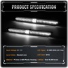 POPMOTORZ LED Side Marker Lights Assembly Compatible With 2020 2021
