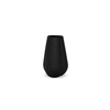 Cooee Design Clover 11cm Black Ceramic Vase 7 cm