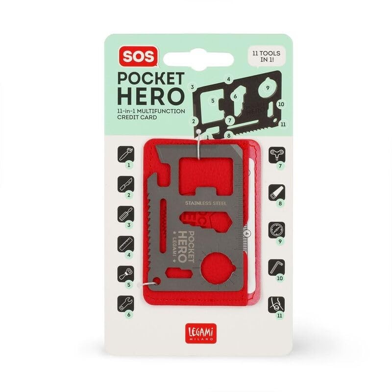 Legami 11-in-1 Multi-Tool Credit Card