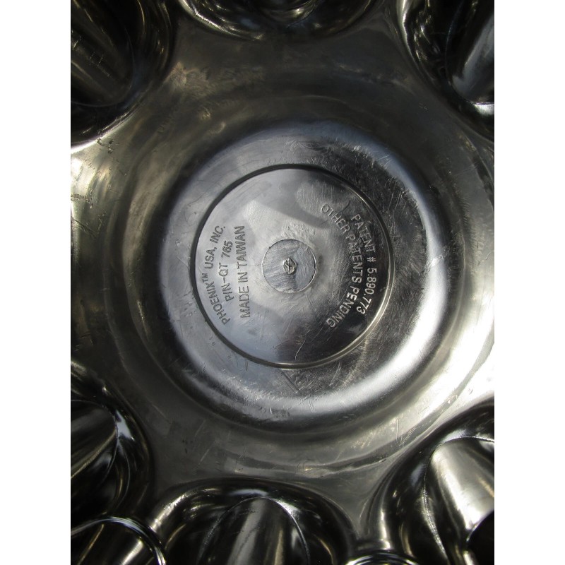 FEATHERLITE 8 Lug 6.5" w/ 13/16" Lug Nut Trailer Chrome