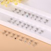 KALVICA 24 Pairs Small Stud Earrings for Women Girls Stainless