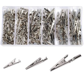 XINTAIHELE Metal Alligator Clip Clamp Assortment Kit Electrical Test Crocodile Clips Charging Clamped Jumper Helper 230PCS