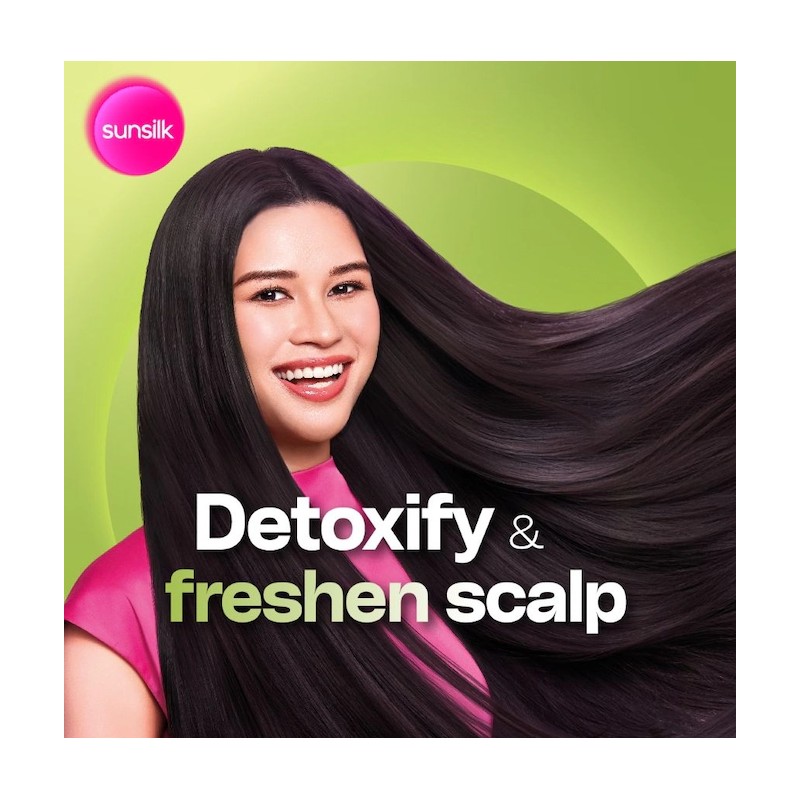 SUNSILK Lively Clean & Fresh Shampoo 625ml - Detoxify Scalp