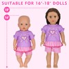K.T. Fancy 4 Sets Baby Doll Clothes and Accessories for