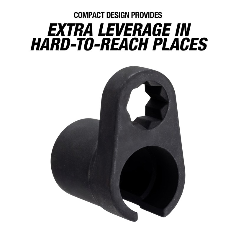 OEMTOOLS 25249 Oxygen Sensor Crowfoot Wrench, Reliable Oxygen Sensor Socket