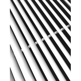 22" X 22" Aluminum Return Filter Grille - Easy Airflow - Linear Bar Grilles [Outer Dimensions: 24.5w X 24.5h]