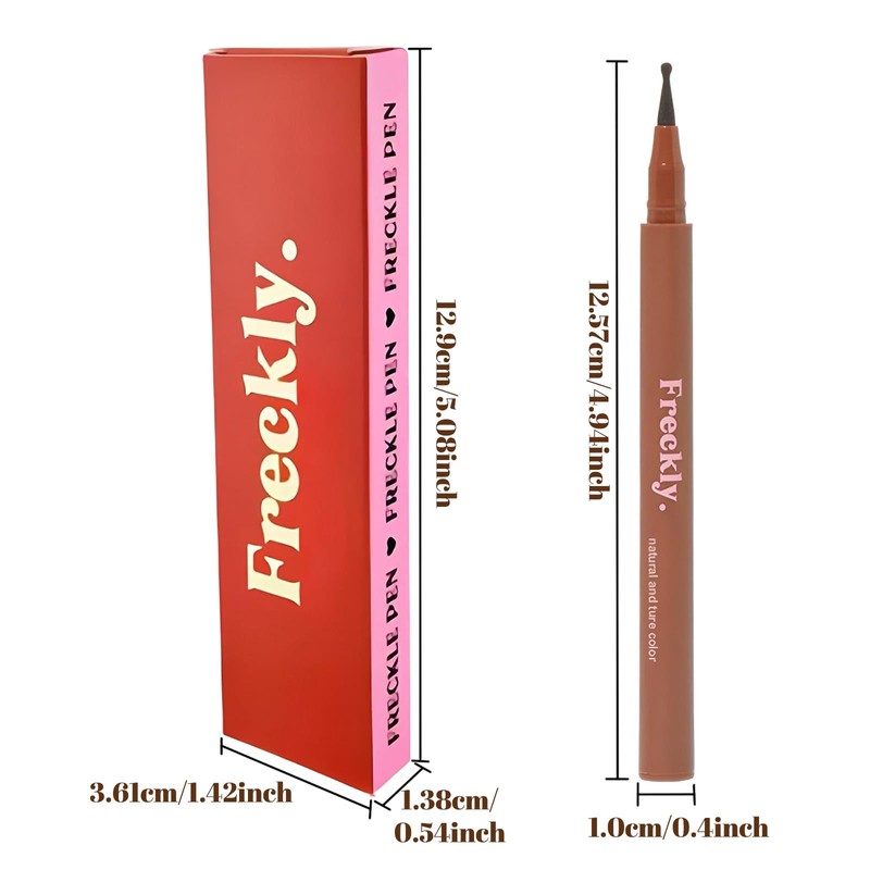 Felt Tip Freckle Stamp – Effortless, Natural-Looking Freckle Tint. Quick-Drying,