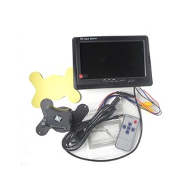 Padarsey 7 Inches TFT Color LCD Car Rear View Camera Monitor Support Rotating The Screen and 2 AV Inputs (7 Inch LCD Monitor)
