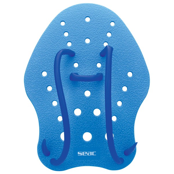 Seac Unisex's Hand Paddles for Swim Training in The Pool and at sea, Blue, S