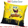 SpongeBob SquarePants Yellow Polyester Cushion Cover 40x40cm