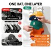 2 Pack Baseball Cap Hat Organizer(White)