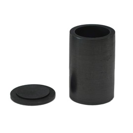 OTOOLWORLD Smelting Lab Graphite Crucible with Cover Lab Supply 40MM X 60MM