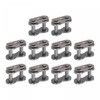 sourcing map 12Pcs #60 Chain Master Connector Link Roller, 3/4"