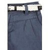 Eight2Nine Women's Chino Shorts with Braided Belt, blue