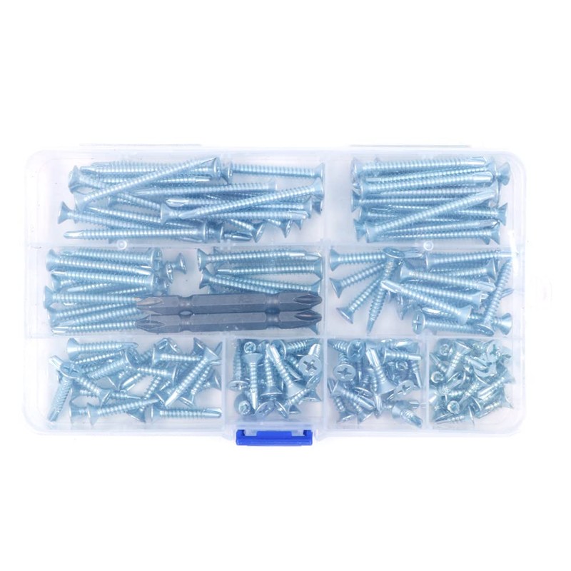 Box of 160 Zonadah Tek self-drilling screws, thin sheet metal