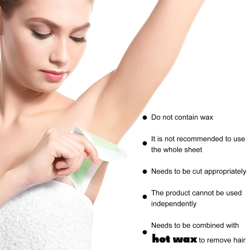 500 Pack Non Woven Wax Strips for Body and Facial