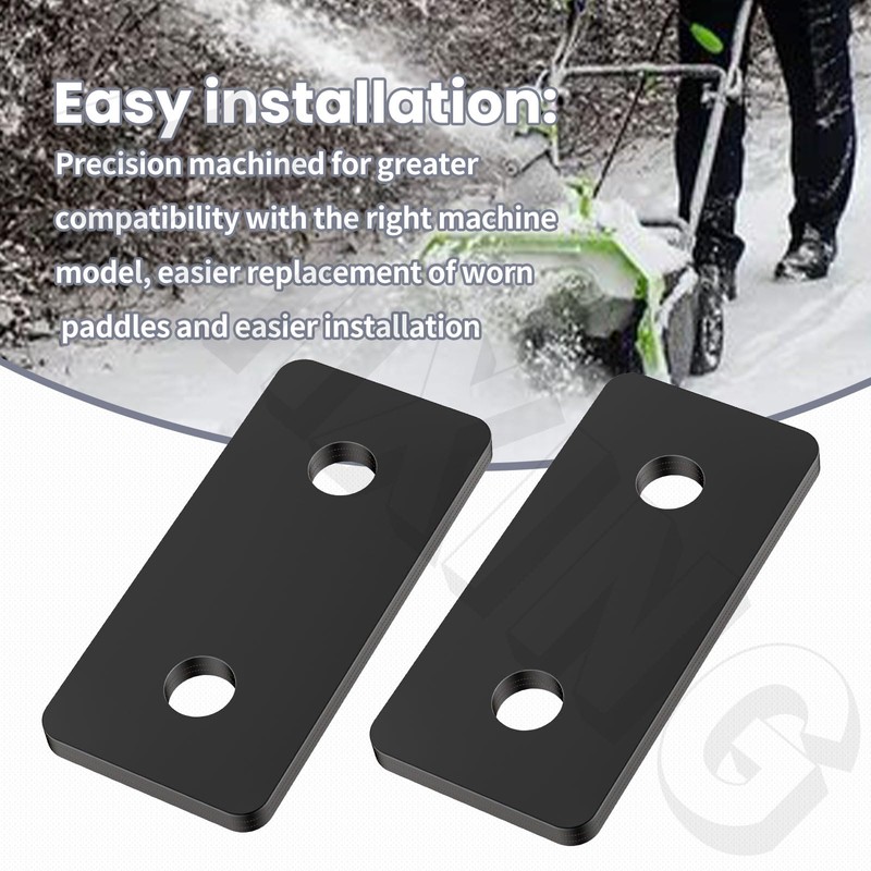 ZHIXING ARP2101 Rubber Paddle Set Black Compatible with EGO Power+