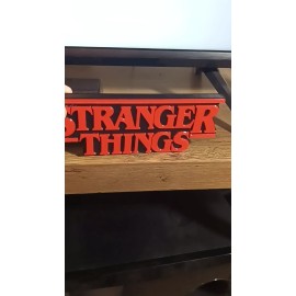 Unbranded Stranger Things Shelf Sign Display Fan Gift 3D Wall Desk Art 7"x 2 5/8" x 3/8"