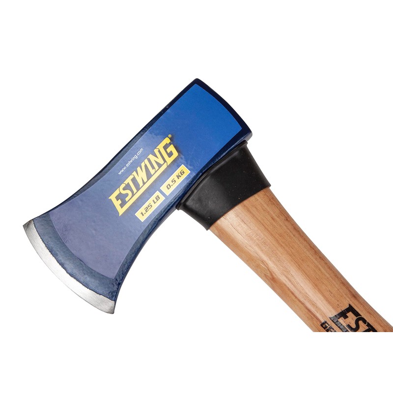 Estwing Axe, 1.25 lb Forged Head with 14-Inch Hickory Wood