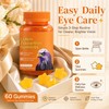 Eye Vitamin Gummies for Vision Support – Lutein Multivitamin Supplement