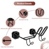Buhobha 2-Pack Truck Hard Hat Holder, Multi-Functional Accessory with Three